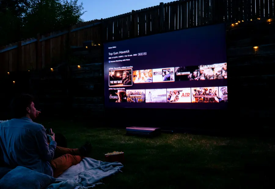 high resolution image means big screen